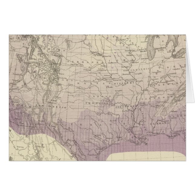 USA-temperatur Hälsningskort (Framsidan Horizontal)