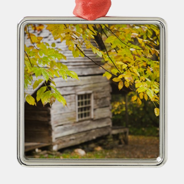 USA, Tennessee, Gatlinburg. Underbarare rök Julgransprydnad Metall (Framsidan)