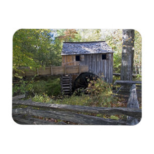 USA - Tennessee. Kabelkvarn i Cades Cove-området Magnet