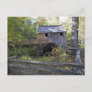 USA - Tennessee. Kabelkvarn i Cades Cove-området Vykort