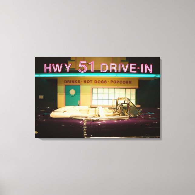 USA, Tennessee, Memphis: Elvis Presley Canvastryck (Framsida)