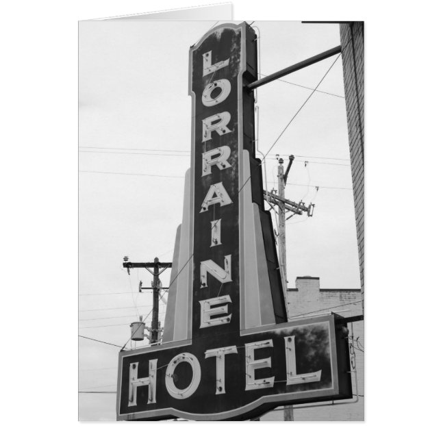 USA, Tennessee, Memphis: National Civil Högers Hälsningskort (Framsidan)