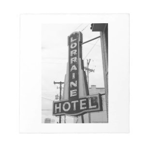 USA, Tennessee, Memphis: National Civil Rights Anteckningsblock