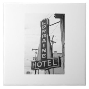 USA, Tennessee, Memphis: National Civil Rights Kakelplatta