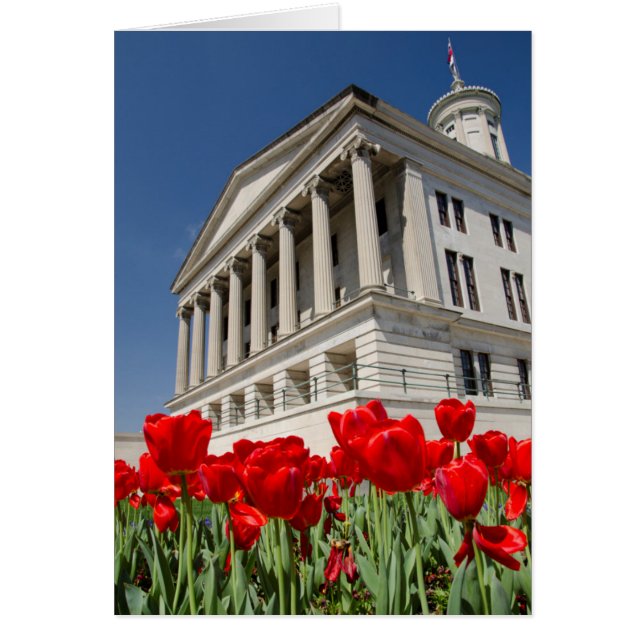 USA, Tennessee, Nashville. Historic Tennessee Hälsningskort (Framsidan)