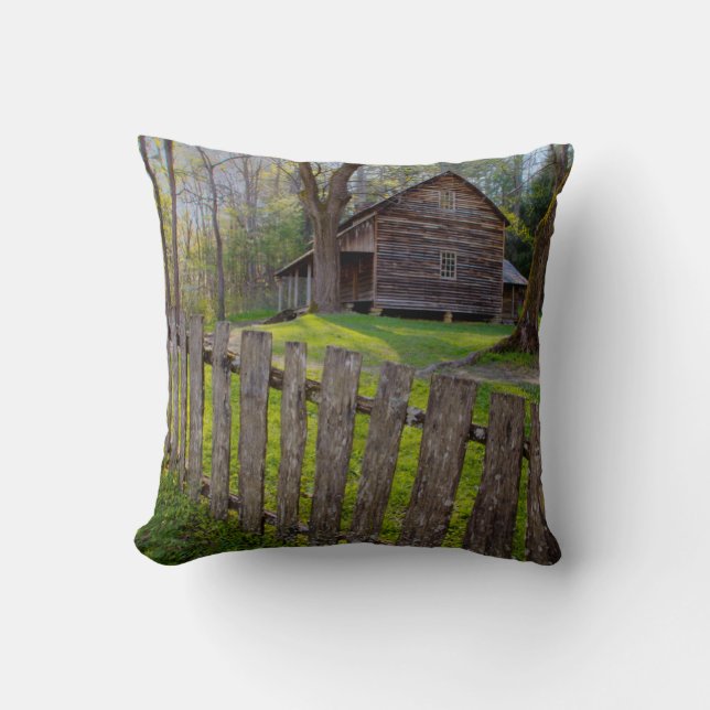 USA, Tennessee, Stuga i Cades Cove Kudde (Framsida)