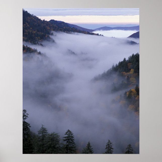 USA, Tennessee. Underbara rökberg Poster (Framsidan)