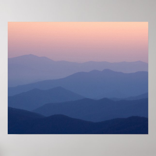 USA, Tennessee, Underbara Rökbergen National Poster (Framsidan)