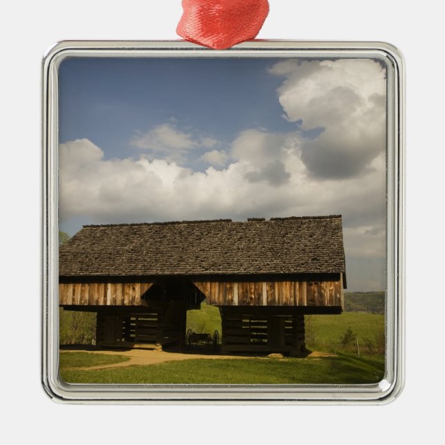 USA, Tennessee, Underbarare Smoky Mountain NP. Julgransprydnad Metall (Framsidan)