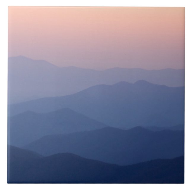 USA, Tennessee, Underbarare Smoky Mountains Nation Kakelplatta (Framsidan)