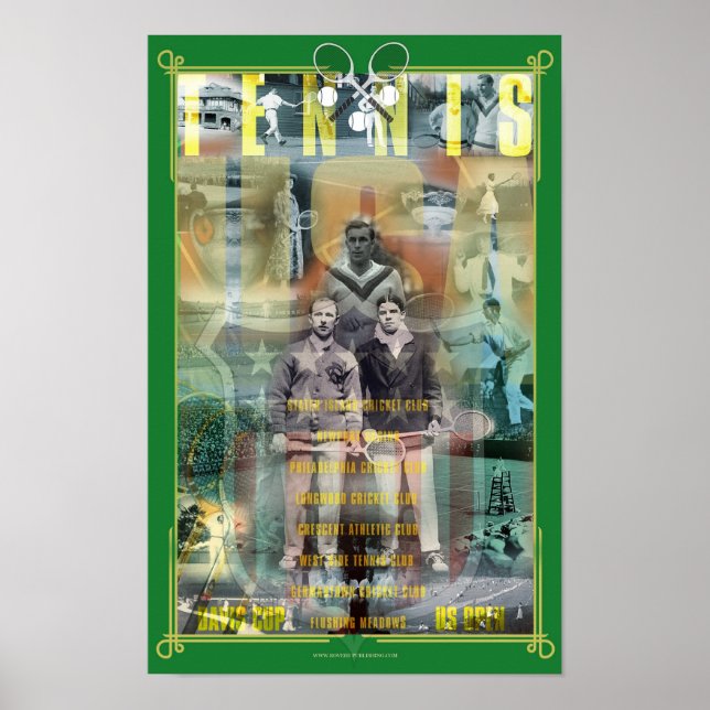USA Tennis History Poster (Framsidan)
