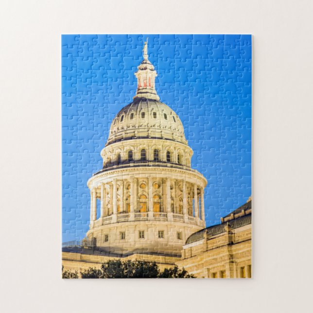 USA, Texas, Austin. Capitolium (1888) 2 Pussel (Vertikal)