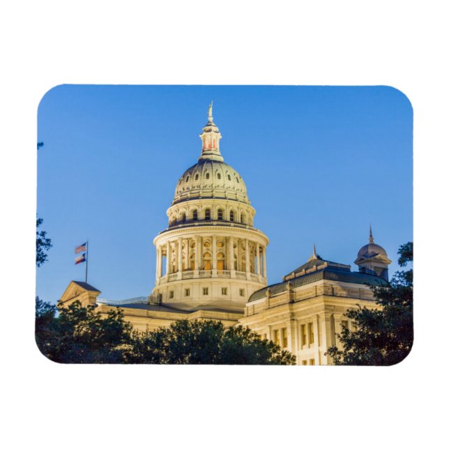 USA, Texas, Austin. Capitolium (1888) 3 Magnet (Horisontell)