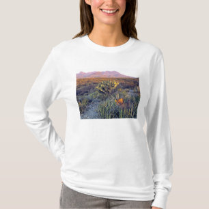 USA, Texas, Big Bend NP. En sandig rosa skymning T-shirt