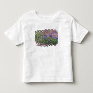 USA, Texas Hill Country. Blåbon bland flox T-shirt