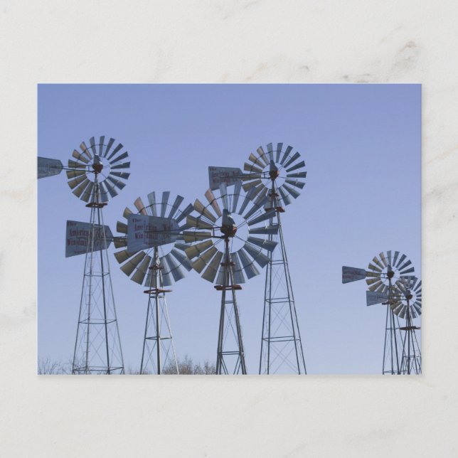 USA, TEXAS, Lubbock: American Vind Power Center Vykort (Framsida)