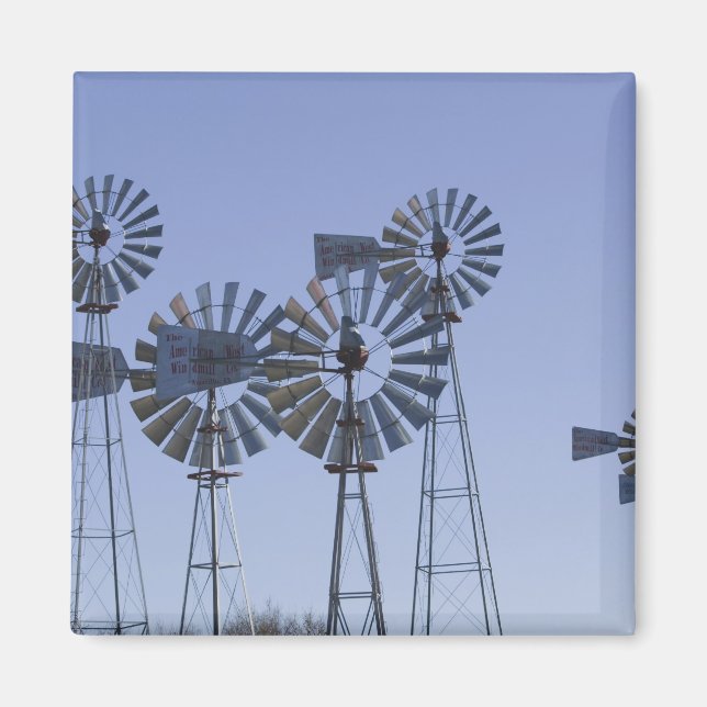 USA, TEXAS, Lubbock: American Wind Power Center Magnet (Framsidan)