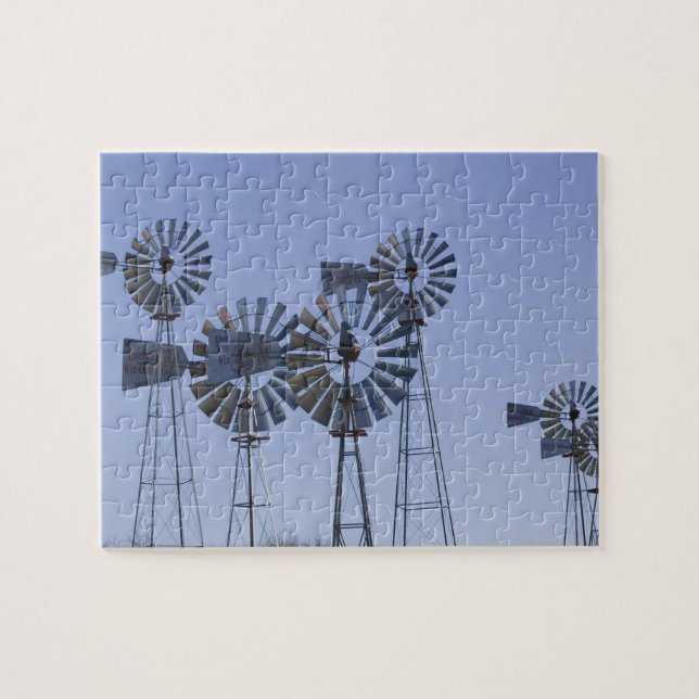 USA, TEXAS, Lubbock: American Wind Power Center Pussel (Horisontell)