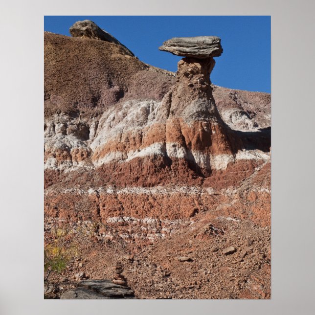 USA, Texas, Panhandle, Hoodoo Poster (Framsidan)