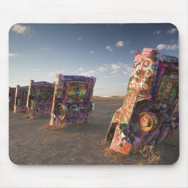 USA, TEXAS, Panhandle-området, Amarillo: Cadillac  Musmatta (Framsidan)