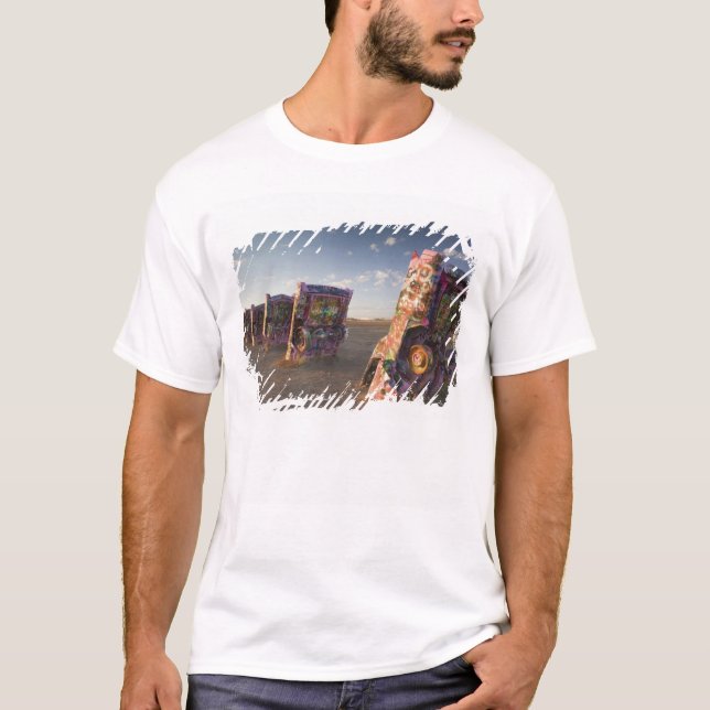 USA, TEXAS, Panhandle-området, Amarillo: Cadillac  T-shirt (Framsida)