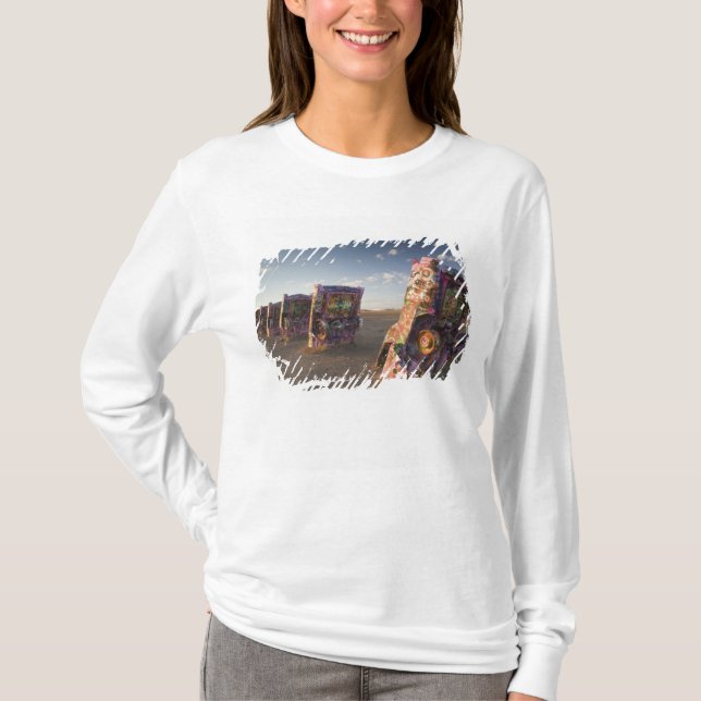 USA, TEXAS, Panhandle-området, Amarillo: Cadillac  T-shirt (Framsida)
