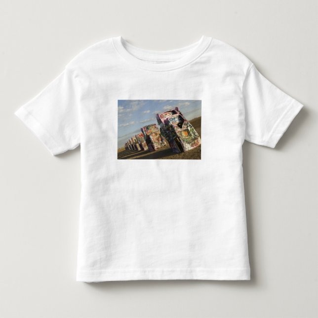 USA, TEXAS, Panhandle-området, Amarillo: Cadillac T-shirt (Framsida)