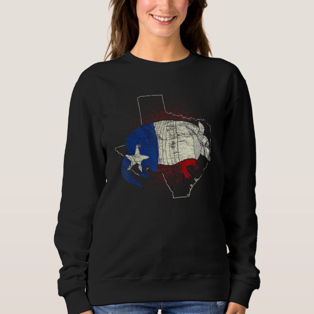 Usa Texas Patriotic Wildlife Animal Texan Pride Ar T Shirt (Framsida)