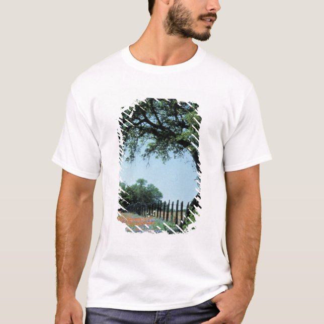 USA, Texas, Texas Backe Land Paintbrush och Tee Shirt (Framsida)