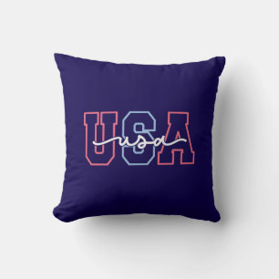 USA Text 4 juli design-62118 Kudde