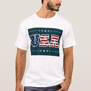 USA-text T Shirt