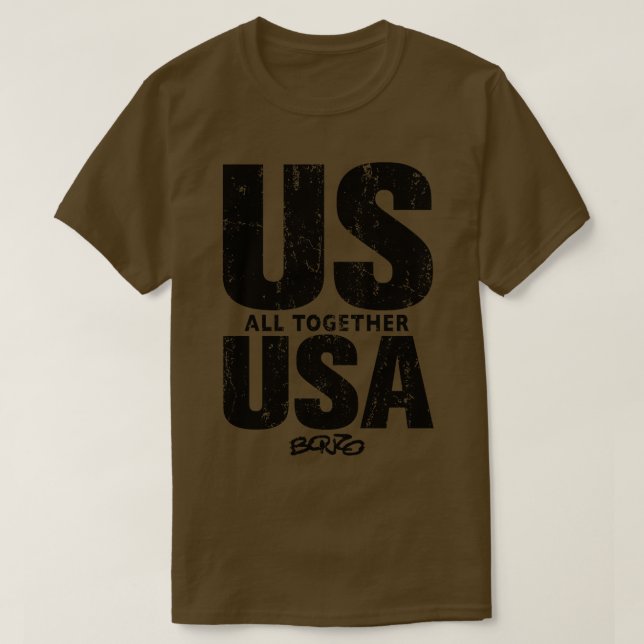 USA tillsammans T Shirt (Design framsida)