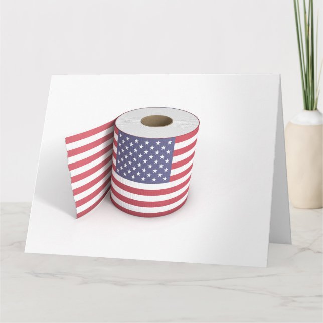 USA Toilet Papper Kort (Framsida)
