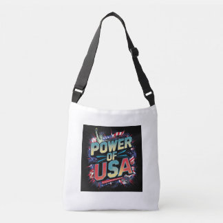 USA Tote Bag - Patriotic Design Axelväska