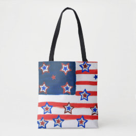 USA Tote Bag Tygkasse
