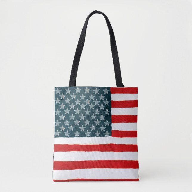 USA Tote Bag Tygkasse (Framsida)