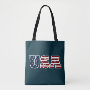 USA Tote Bag Tygkasse