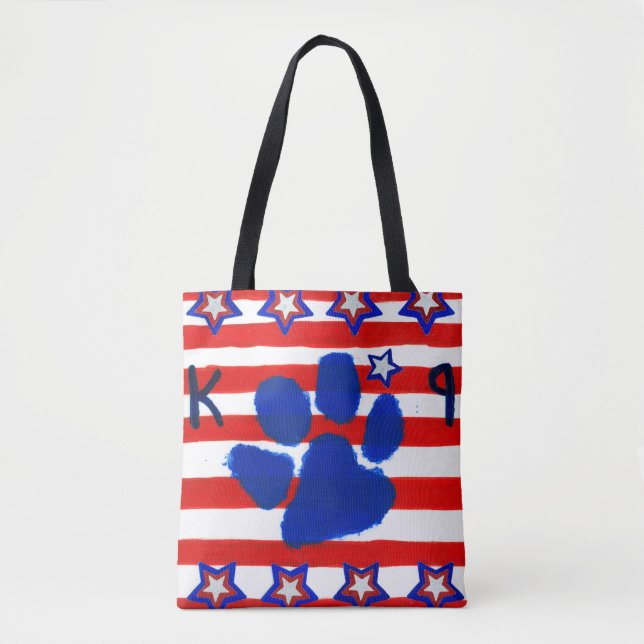 USA Tote Bag Tygkasse (Framsida)