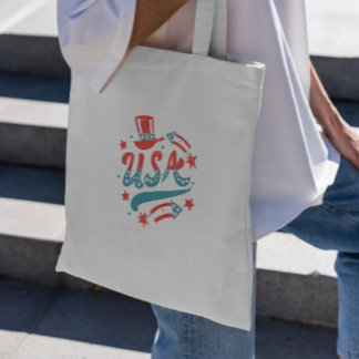 Usa Tote Bag Tygkasse
