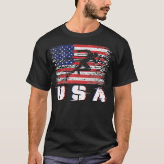 USA Track and fält team Amerikanska manar Women ki T Shirt