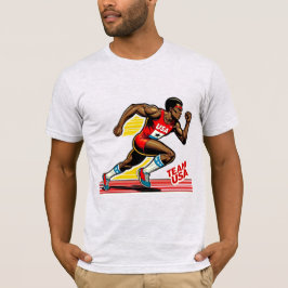 USA-TRACK OCH FÄLT 6 T SHIRT