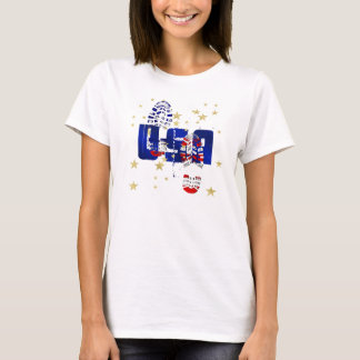 USA tränar i form av motiveringsgåvor och utrustni Tee Shirt