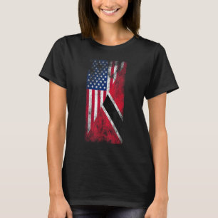 USA & Trinidad & Tobago Flaggor - USA, Tri T Shirt