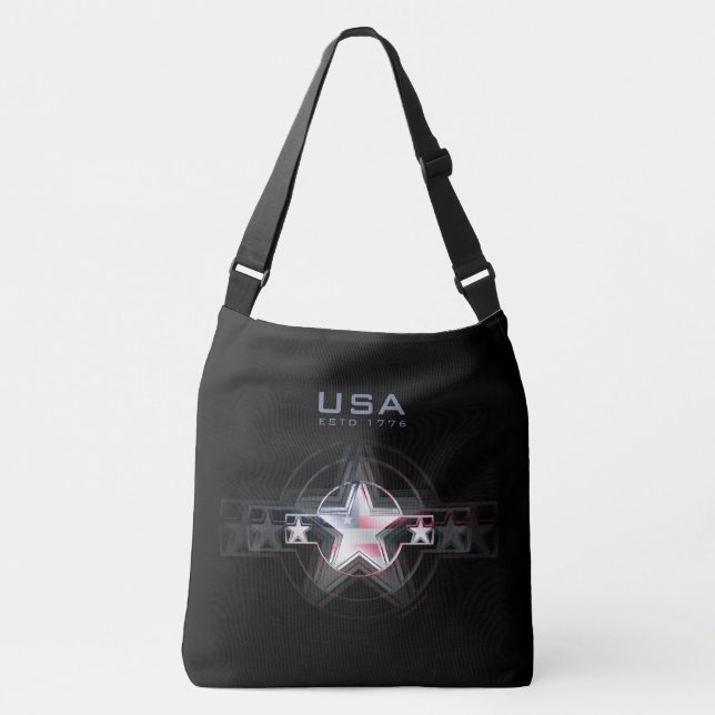 USA Tristar Crossbody Bag Axelväska (Framsida)