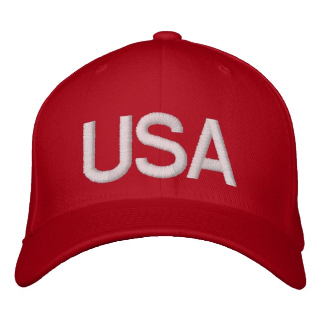 USA TRUMP Anpassningsbar Baseball Cap Broderad Keps (Framsida)