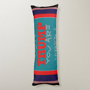 USA Trump du är anhållen! United we Stposition Art Kroppskudde