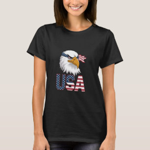 USA Tshirt Patriotic Kids Eagle American Manar Wom T Shirt