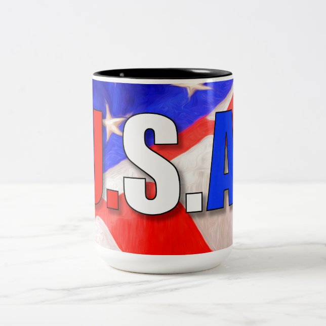 USA Två-Tonad MUGG (Center)