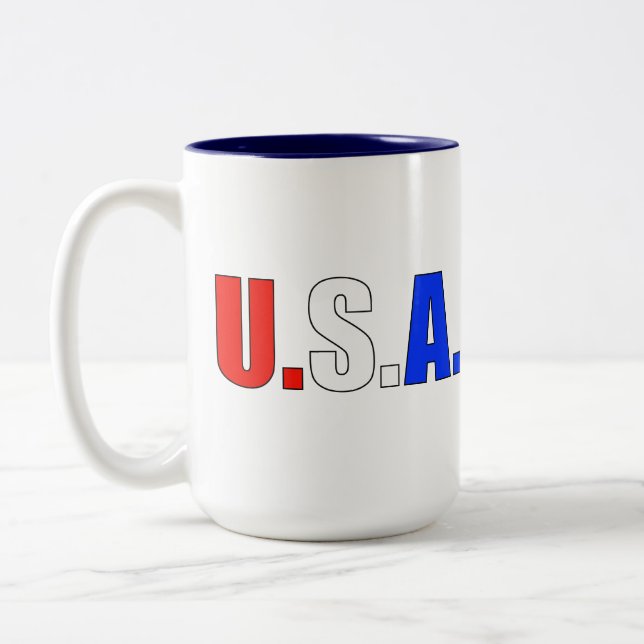 USA Två-Tonad MUGG (Vänster)