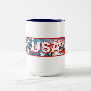 USA Två-Tonad MUGG